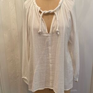 H&M 100% Cotton Gauze Top